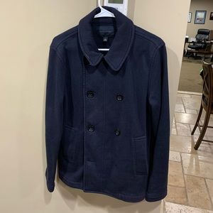 Banana Republic Wool Fleece Peacoat